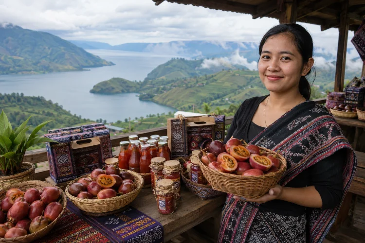 Terong Belanda sebagai Oleh-Oleh Khas Huta Ginjang